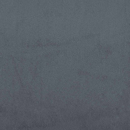 Kontinentalseng Uden Madras 90x220 Cm Fløjl Mørkegrå - Billede 9