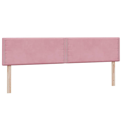 Kontinentalseng Med Madras Velour Lyserød