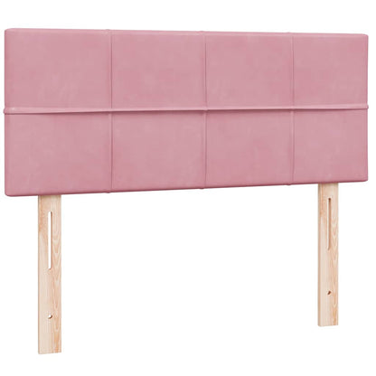 Kontinentalseng Med Madras 120x220 Velour Lyserød - Billede 7