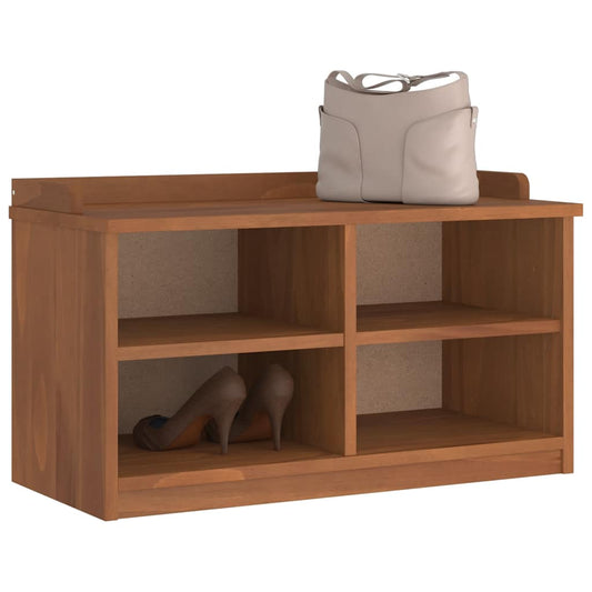 Entrébænk Sandnes 87X40X50 Cm Massivt Fyrretræ