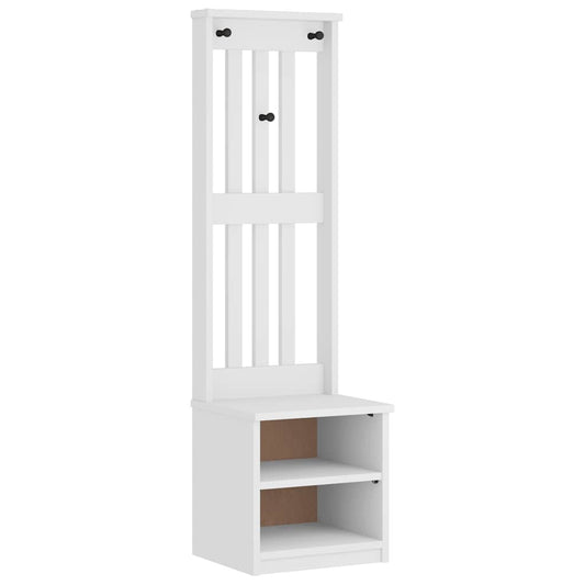 Hall Træ Sandens 45X40X159,5 Cm Massivt Fyrretræ