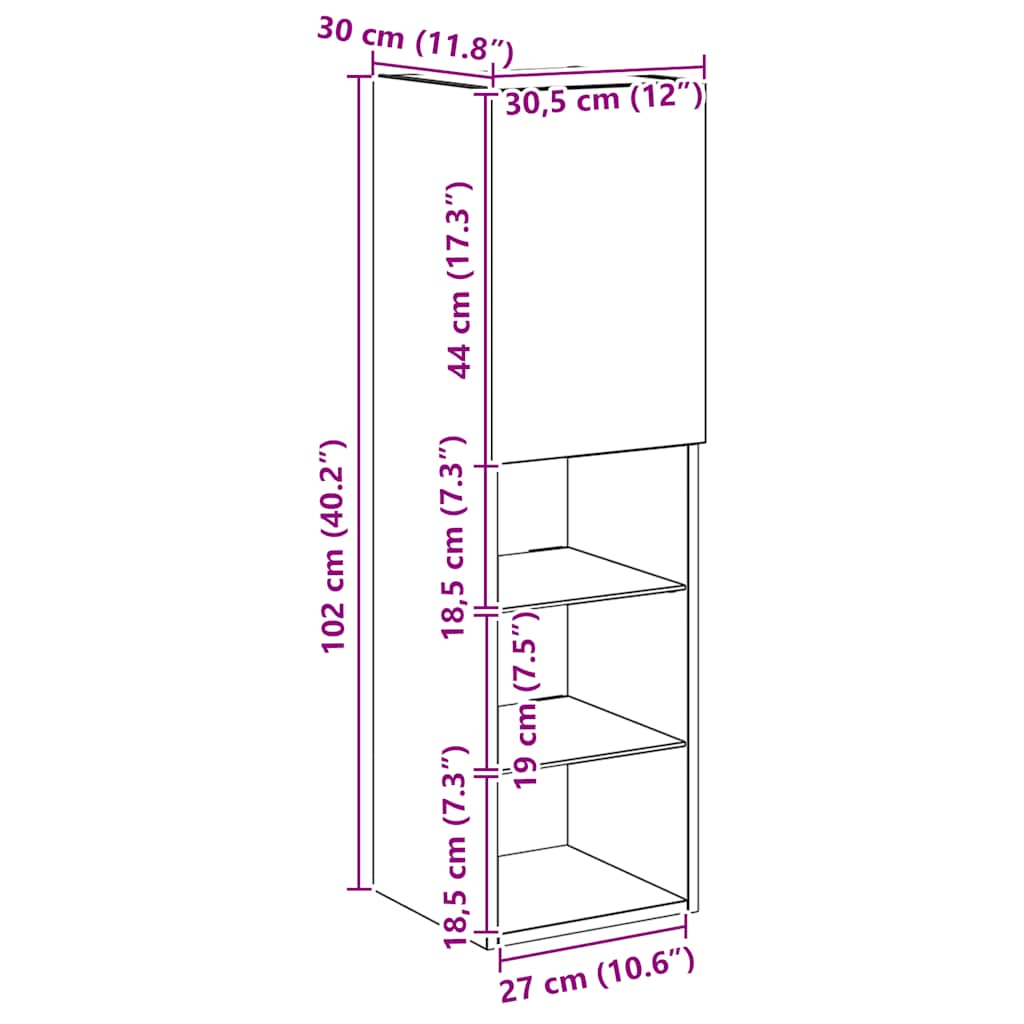 TV-bord Med LED-lys - Billede 18