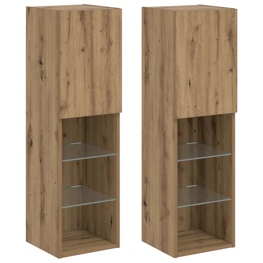 TV-borde Med LED-lys - Billede 3