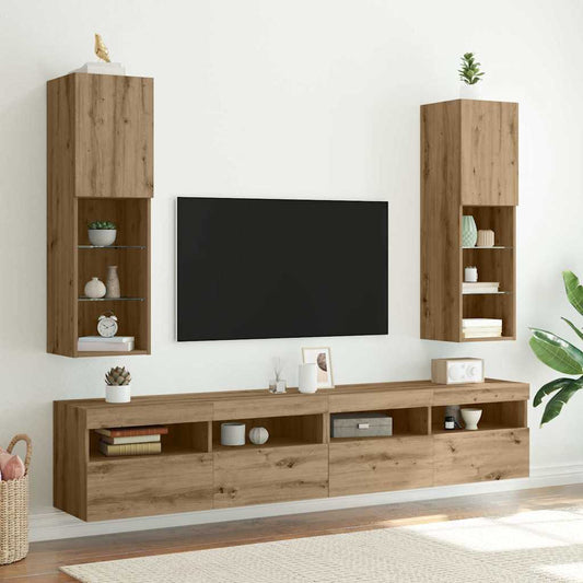 TV-borde Med LED-lys - Hovedbillede