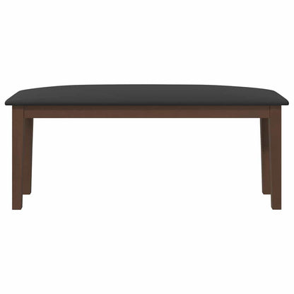 Bænk 110 Cm Massivt Gummitræ - Billede 4