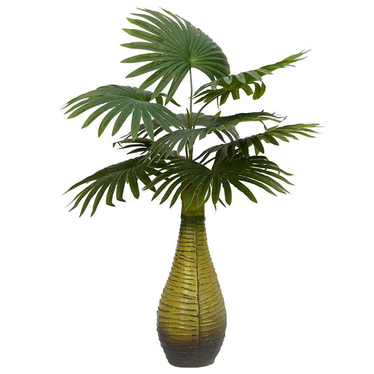 Kunstig Palmeplante 9 Blade Grøn