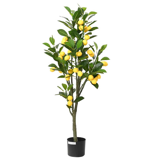 Kunstigt Citrontræ 136 Blade Grøn