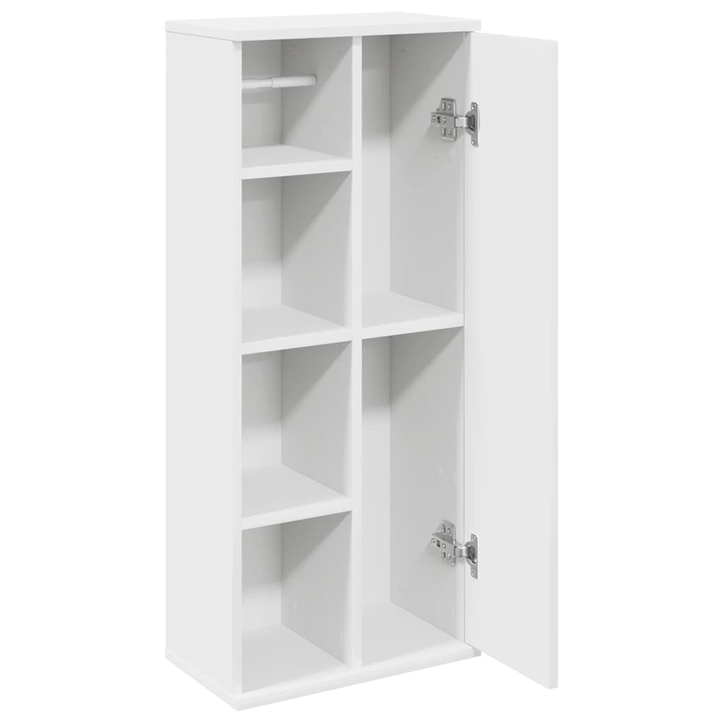 Badeværelsesskab Med Rulleholder 39x22x90 Cm - Billede 5