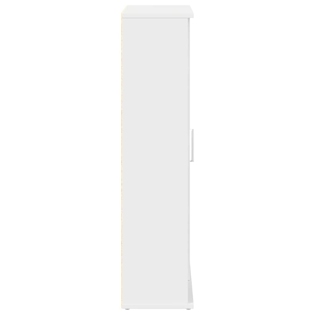 Badeværelsesskab Med Rulleholder 39x22x90 Cm - Billede 6