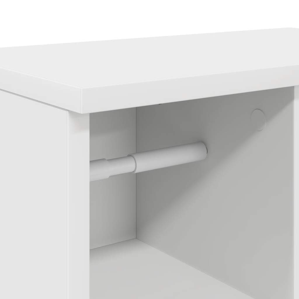 Badeværelsesskab Med Rulleholder 39x22x90 Cm - Billede 9