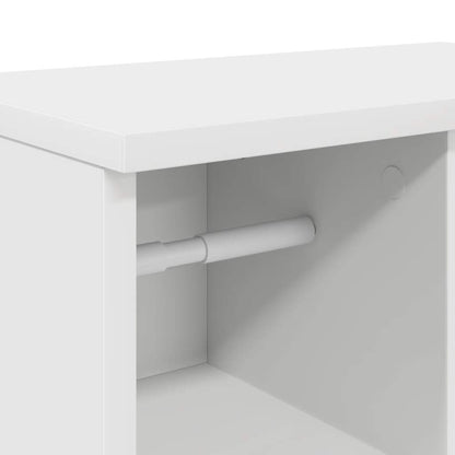 Badeværelsesskab Med Rulleholder 39x22x90 Cm - Billede 9