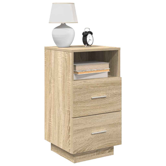 Sengebord Med 2 Skuffer 36X36X68 Cm