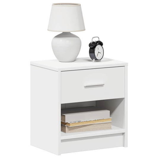 Sengeborde 2 Stk. Med Skuffe 39X28X41 Cm