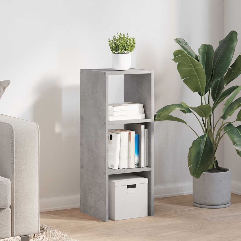 Bogreol Stabelbar 30x30x80 Cm Konstrueret Træ - Billede 3