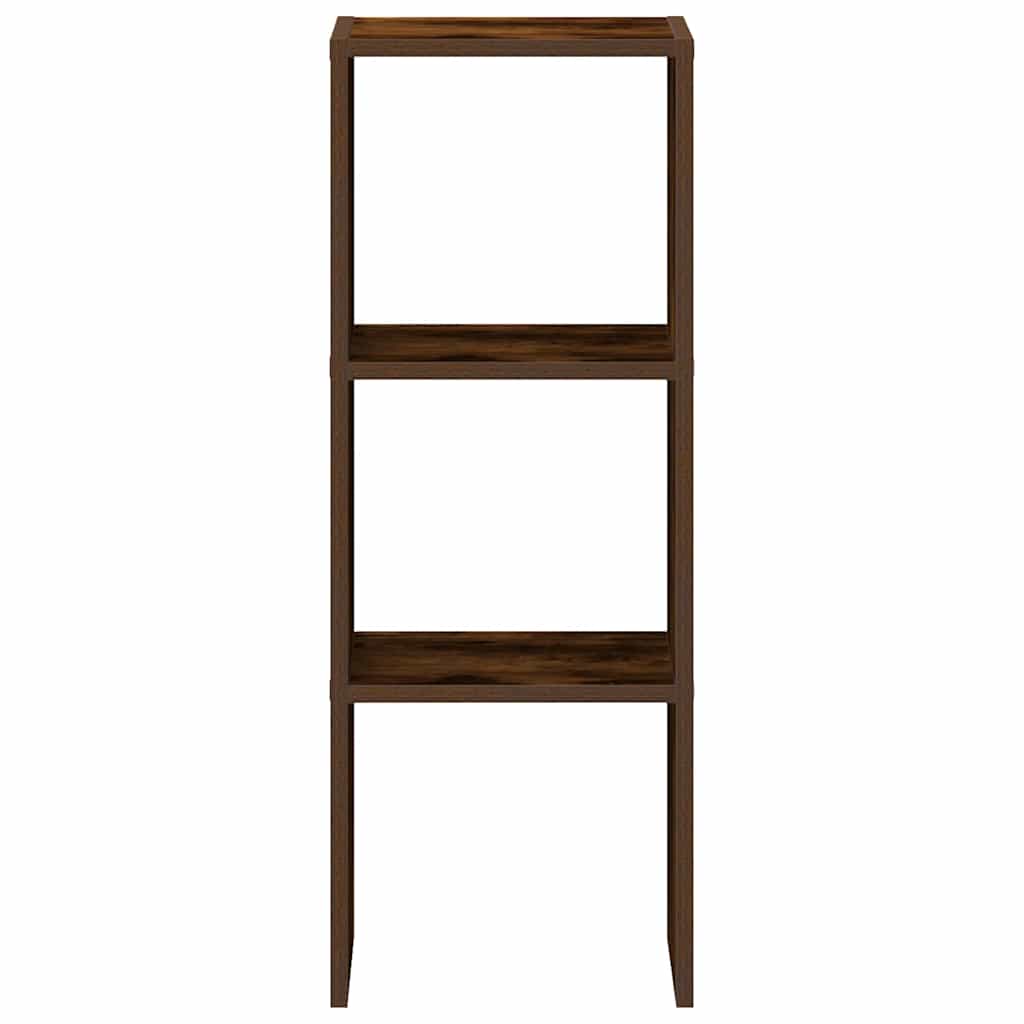 Bogreol Stabelbar 30X30X80 Cm Etræsfinish