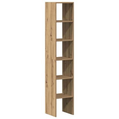 Bogreoler Stabelbare 2 Stk. 30X30X80 Cm Egetræsfarvet