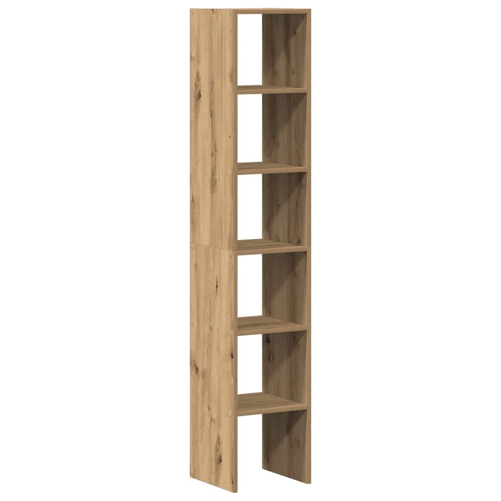 Bogreoler Stabelbare 2 Stk. 30X30X80 Cm Egetræsfarvet