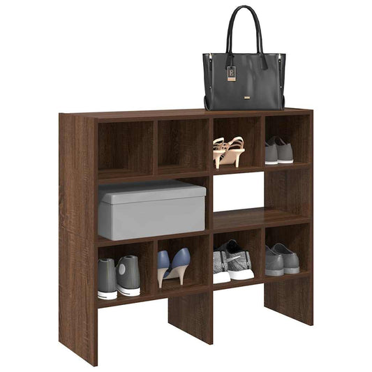 Skostativer Stabelbare 2 Stk. 89,5X30X40 Cm Etræsfarve