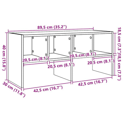 Skostativer Stabelbare 89,5x30x40 Cm Træ - Billede 9