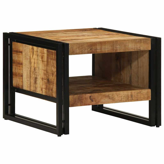 Sofabord 50X50X38 Cm Massivt Ru Brun
