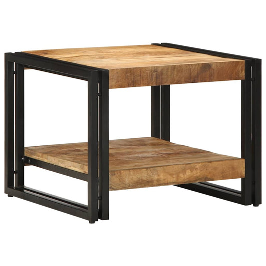 Sofabord 50X50X38 Cm Massivt Ru Mangotræ Brun