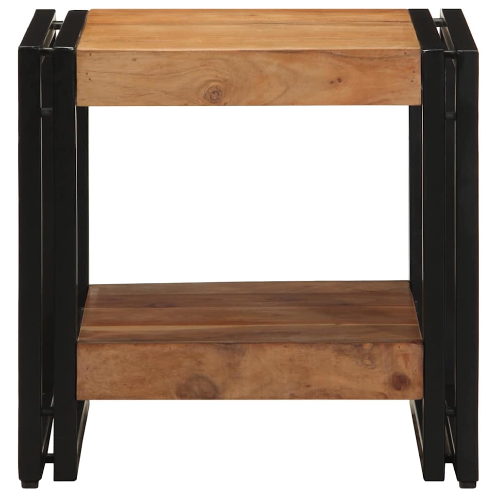Sofabord Brun 40 X 40 X 38 Cm - Billede 4