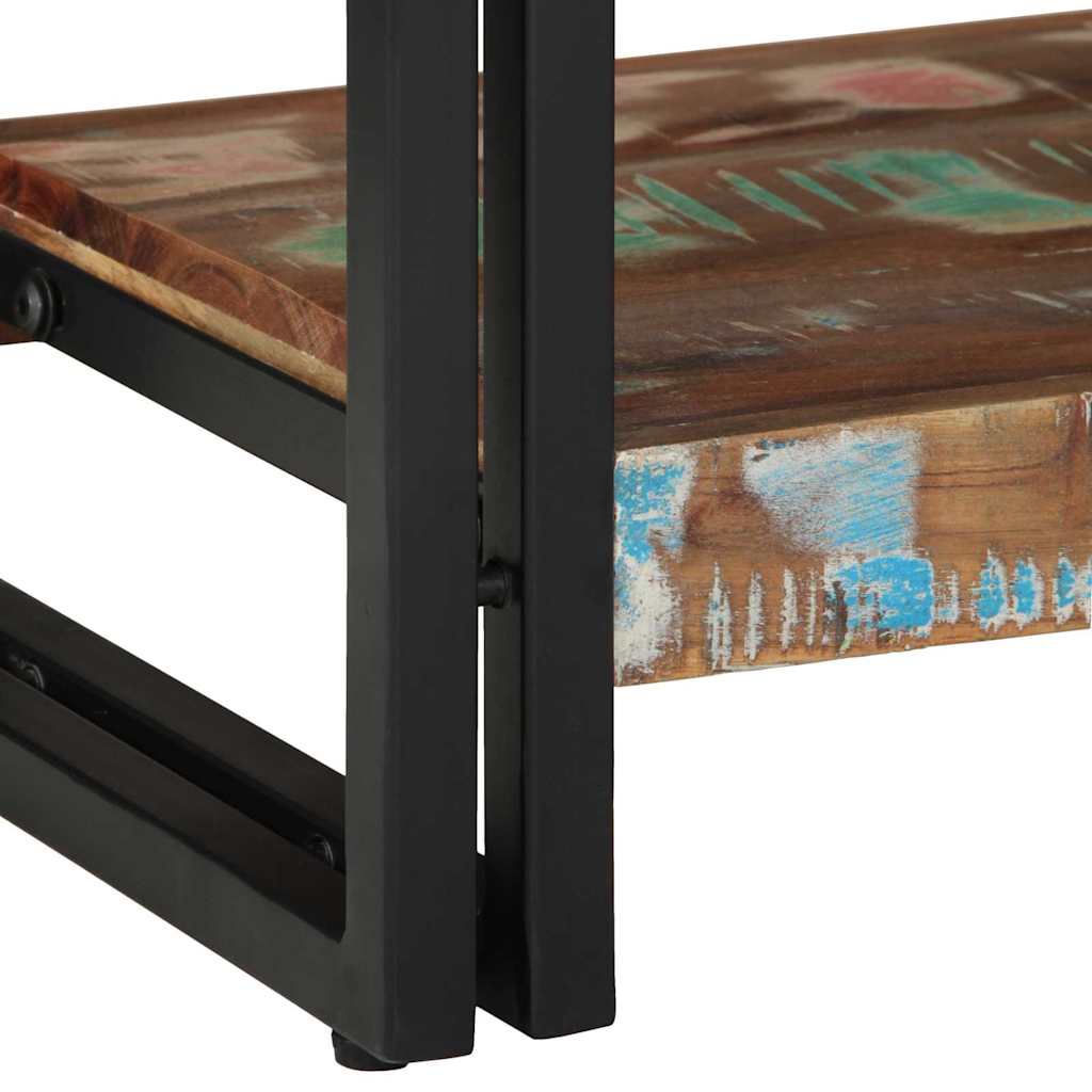 Konsolbord Flerfarvet Solid Genbrugs Træ - Billede 10