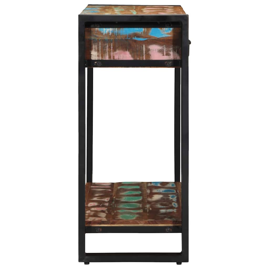 Konsolbord Flerfarvet Solid Genbrugs Træ - Billede 6