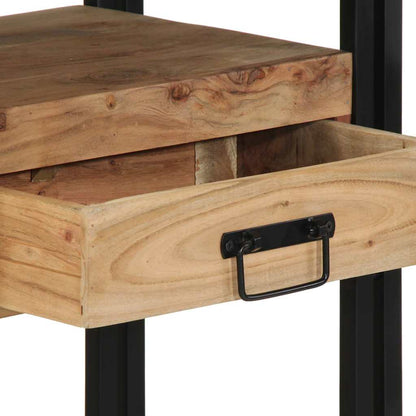 Konsolbord Med Skuffe Brun - Billede 9