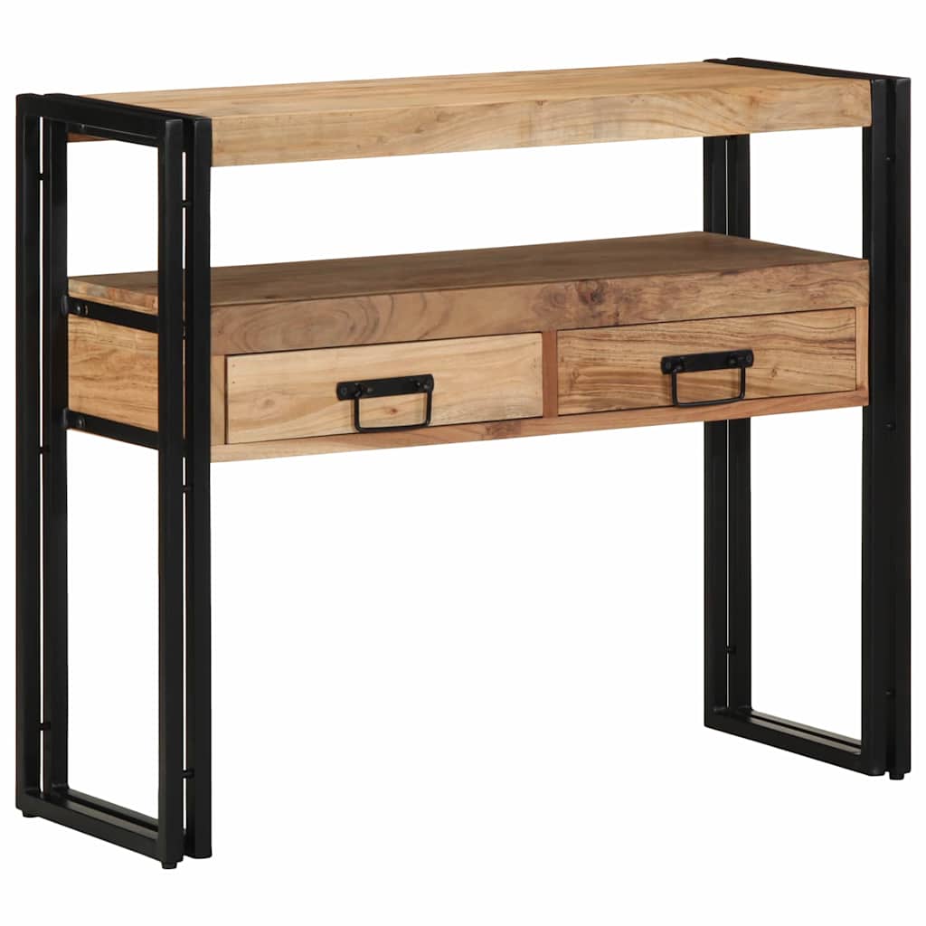 Konsolbord Med Skuffe Brun - Billede 3