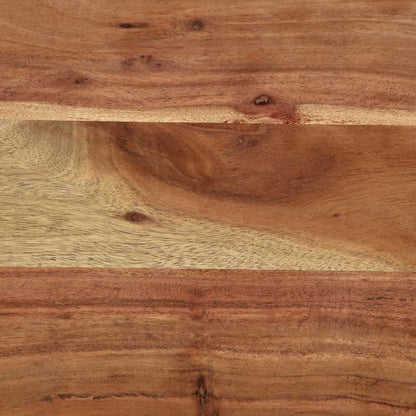 Knagerække Med Hylde Brun 73 X 19 X 23 Cm Massivt Akacietræ - Billede 11