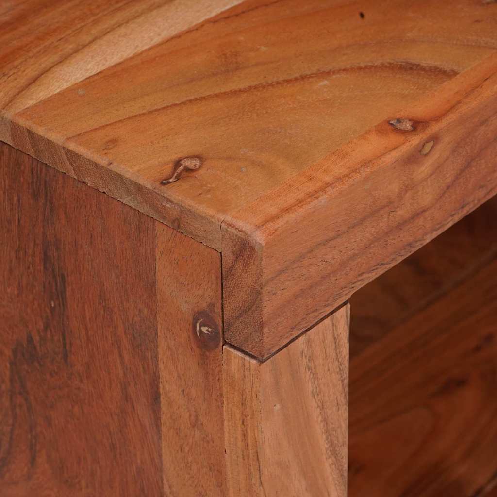 Bogreol 3 Pcs Brun 80 X 30 X 110 Cm Massivt Akacietræ - Billede 7