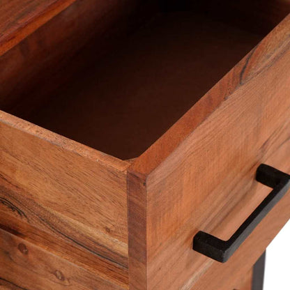 Sideboard 3 Pcs Brun 55 X 30 X 75 Cm Massivt Akacietræ - Billede 9