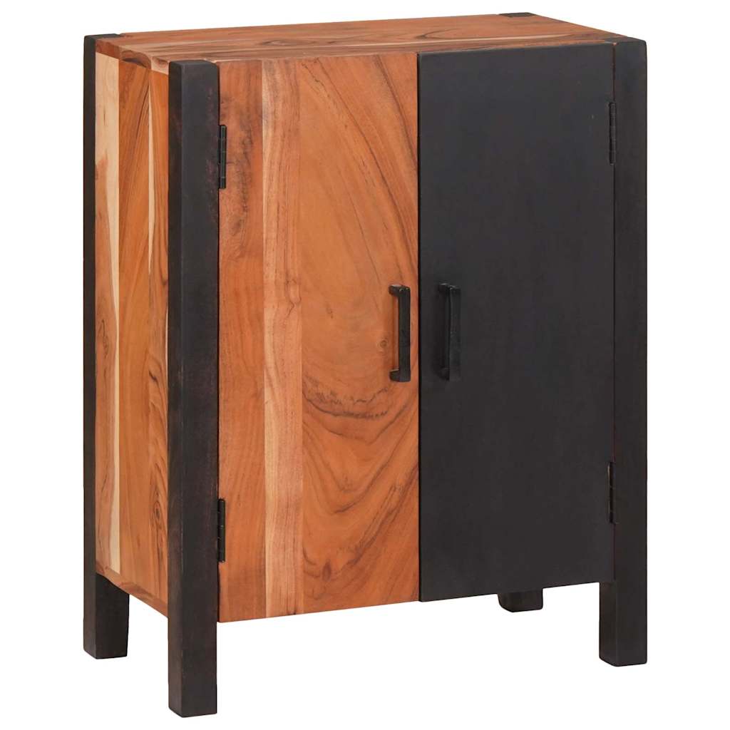 Sideboard 3 Pcs Brun 55 X 30 X 75 Cm Massivt Akacietræ - Billede 3