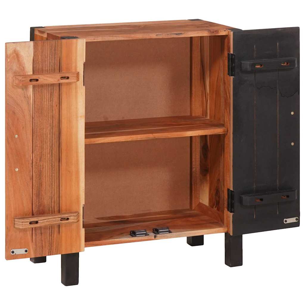 Sideboard 3 Pcs Brun 55 X 30 X 75 Cm Massivt Akacietræ - Billede 4