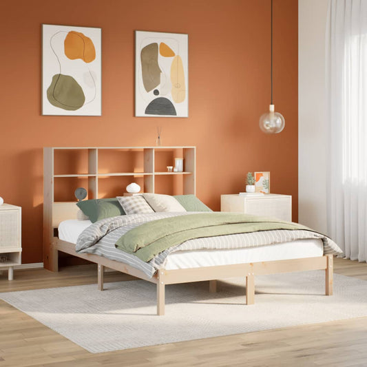 Seng Med Reol Uden Madras Massivt Fyrretræ