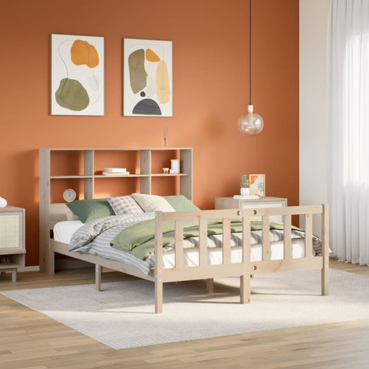Seng Med Reol Uden Madras Massivt Fyrretræ