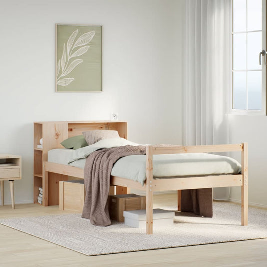Seng Med Reol Uden Madras Massivt Fyrretræ - Hovedbillede