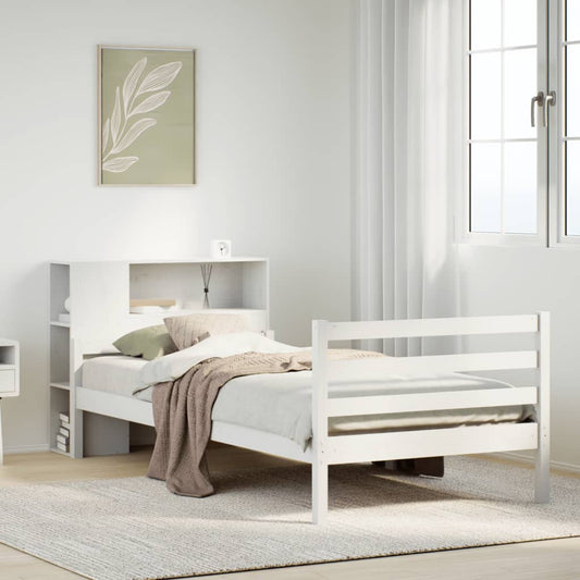 Seng Med Reol Uden Madras Massivt Fyrretræ