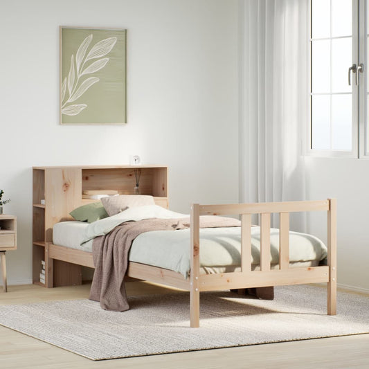 Seng Med Reol Uden Madras Massivt Fyrretræ