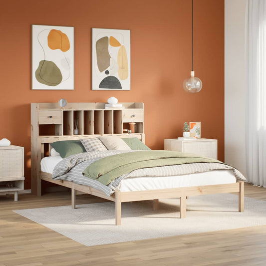 Seng Med Reol Uden Madras Massivt Fyrretræ