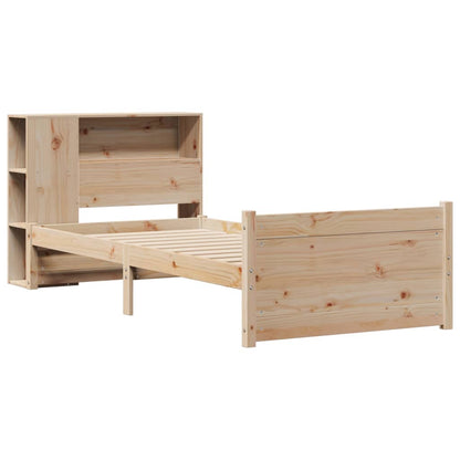 Seng Med Reol Uden Madras 75X190 Cm Massivt Fyrretræ