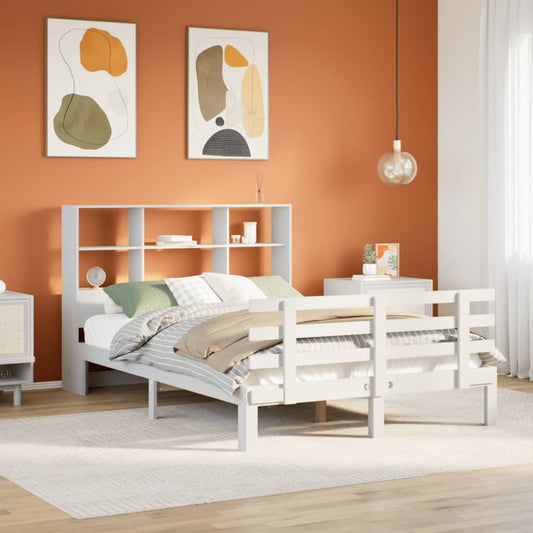 Seng Med Reol Uden Madras Massivt Fyrretræ