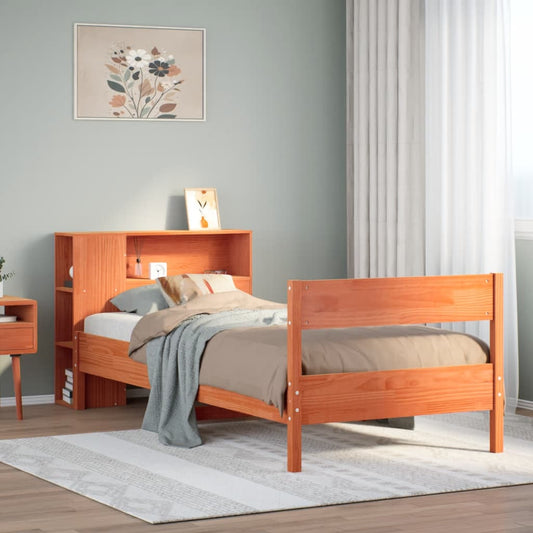 Seng Med Reol Uden Madras 100X200Cm Massivt Fyrretræ