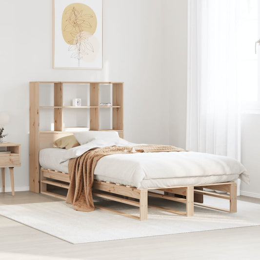 Seng Med Reol Uden Madras Massivt Træ