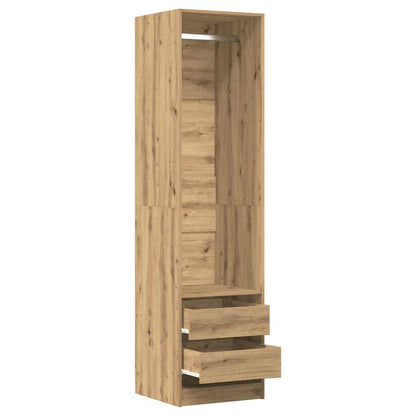 Klædeskab 50x50x200 Cm Konstrueret Træ Kunsteg - Billede 7