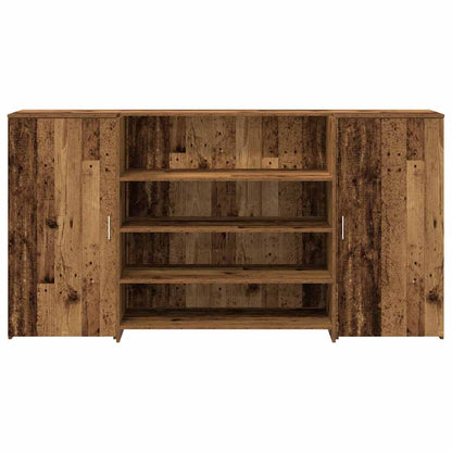 Receptionsskranke 200x50x103,5 Cm Konstrueret Træ Antikt Træ - Billede 5
