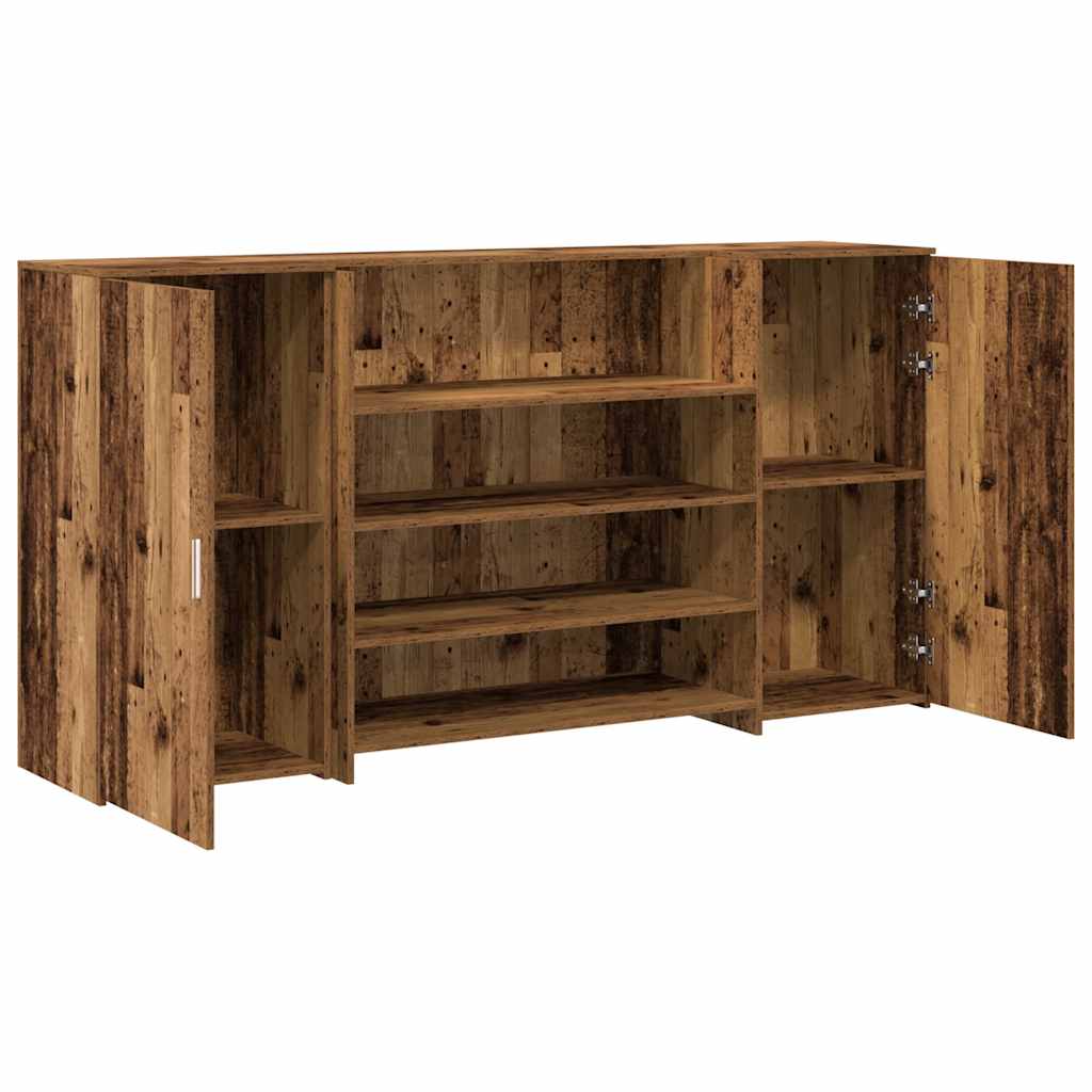Receptionsskranke 200x50x103,5 Cm Konstrueret Træ Antikt Træ - Billede 6