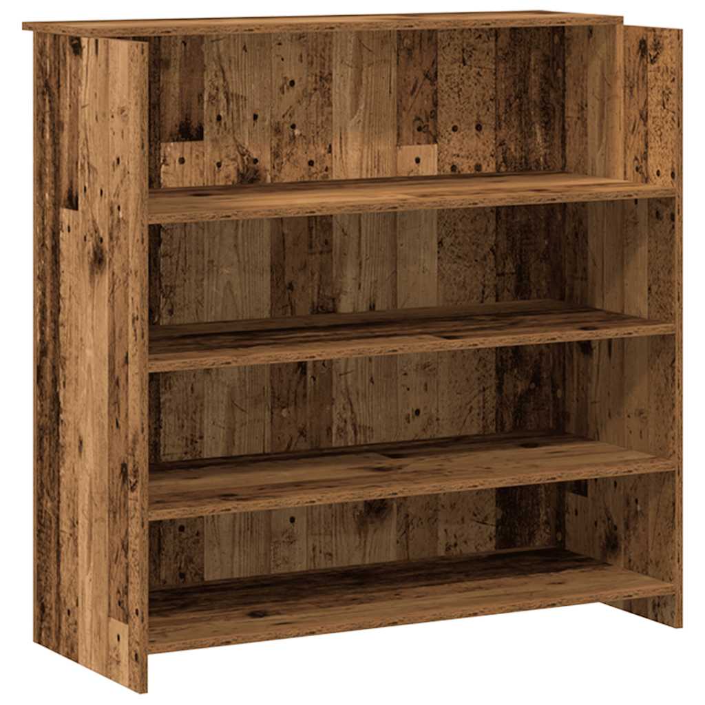 Receptionsskranke 200x50x103,5 Cm Konstrueret Træ Antikt Træ - Billede 8