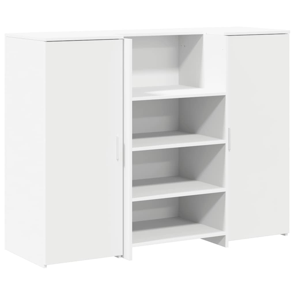 Receptionsskranke 135x50x103,5 Cm Og 155x50x103,5 Cm Konstrueret Træ - Billede 2